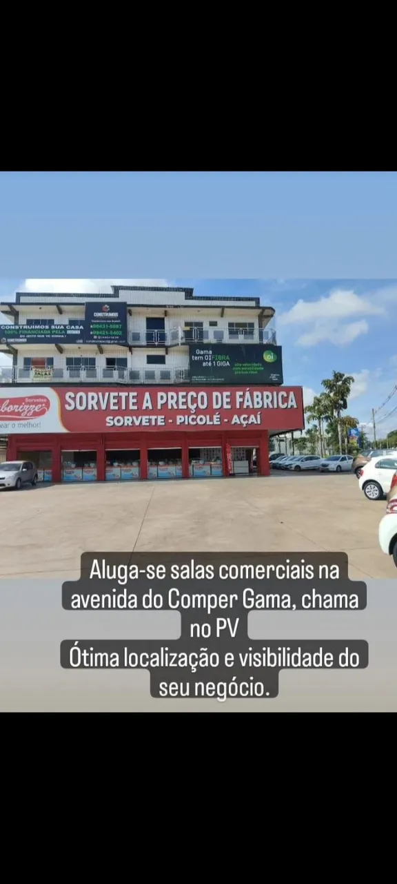 Aluga se salas comerciais na comercial do supermercado comper do gama