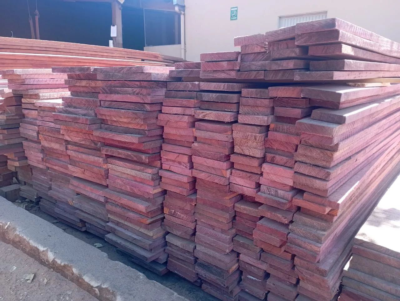 Tabua de roxinho de 2,5 de expessura