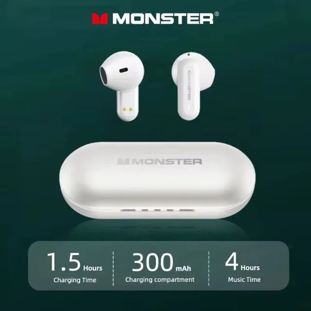 MONSTER Monstro Airmars-xkt25 Fones De Ouvido sem fio bluetooth V5.4 - Foto 3
