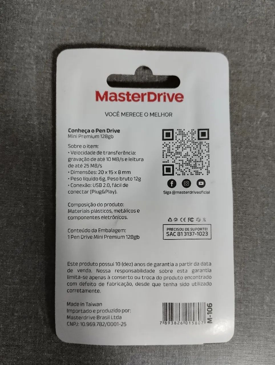 Pen Drive MasterDrive 128GB - Foto 2