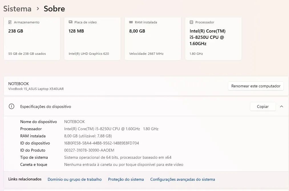 Notebook Asus com Intel Core i5 - Foto 4