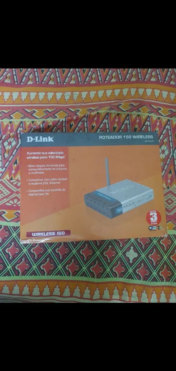 Roteador D-link 524 novo