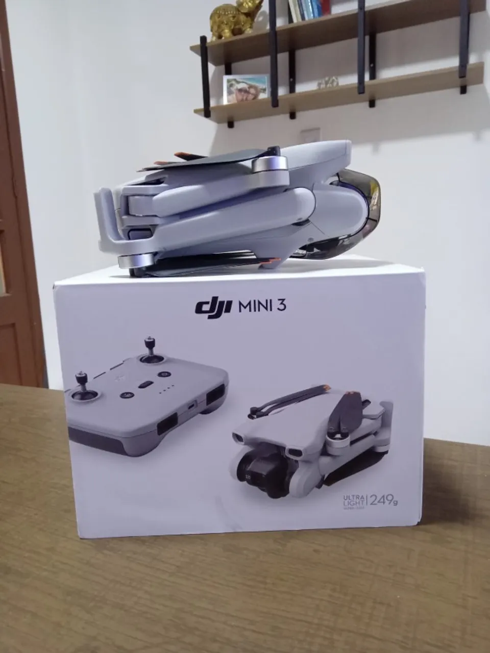Drone DJI Mini 3 (Aeronave e Bateria) Sem Controle