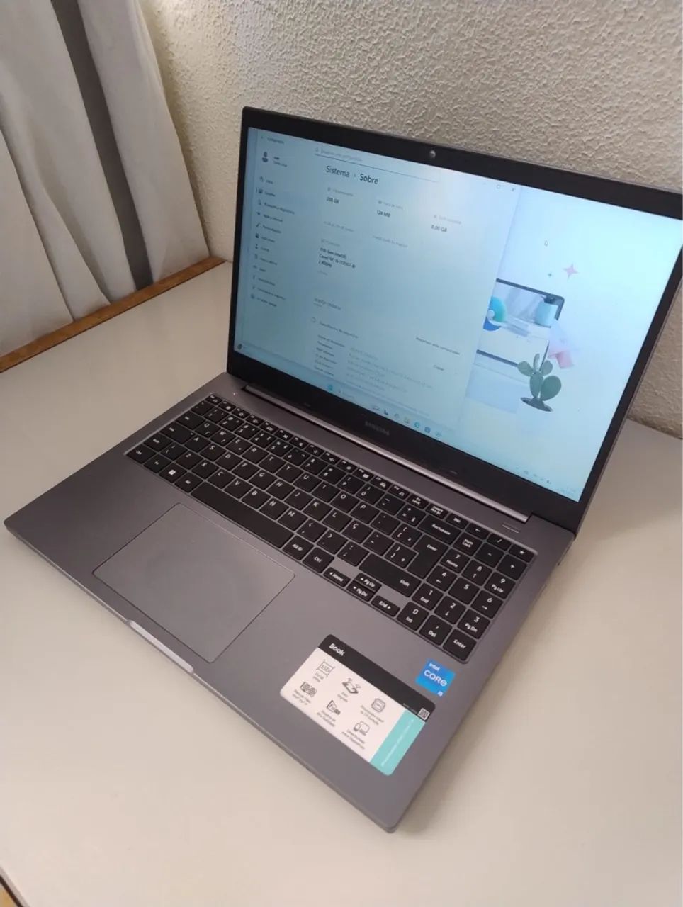 Notebook Samsung core i5 11º 8gb de ram ssd nvme de 256gb  - Foto 2