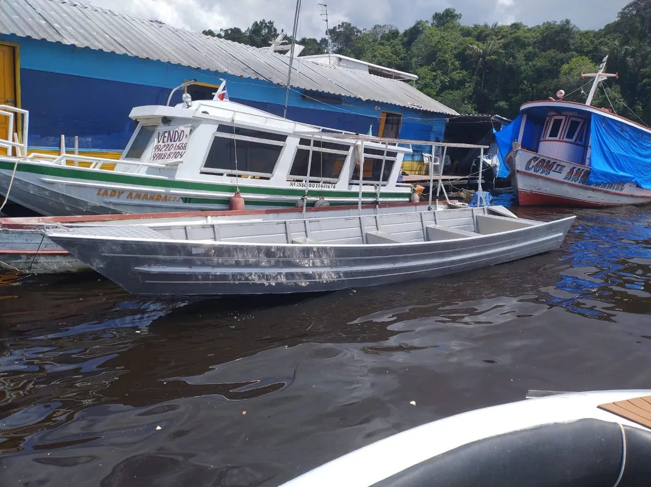 Bote 7 metros do 15 ao 40 hp - Foto 5