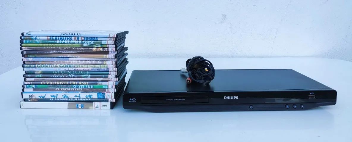 Blue ray disc player Phillips mod. Bd 3200x/78 + 20 dvds