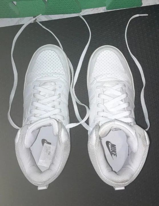 Tênis Original Nike - Cano Alto Branco (Tamanho 40) - Foto 4