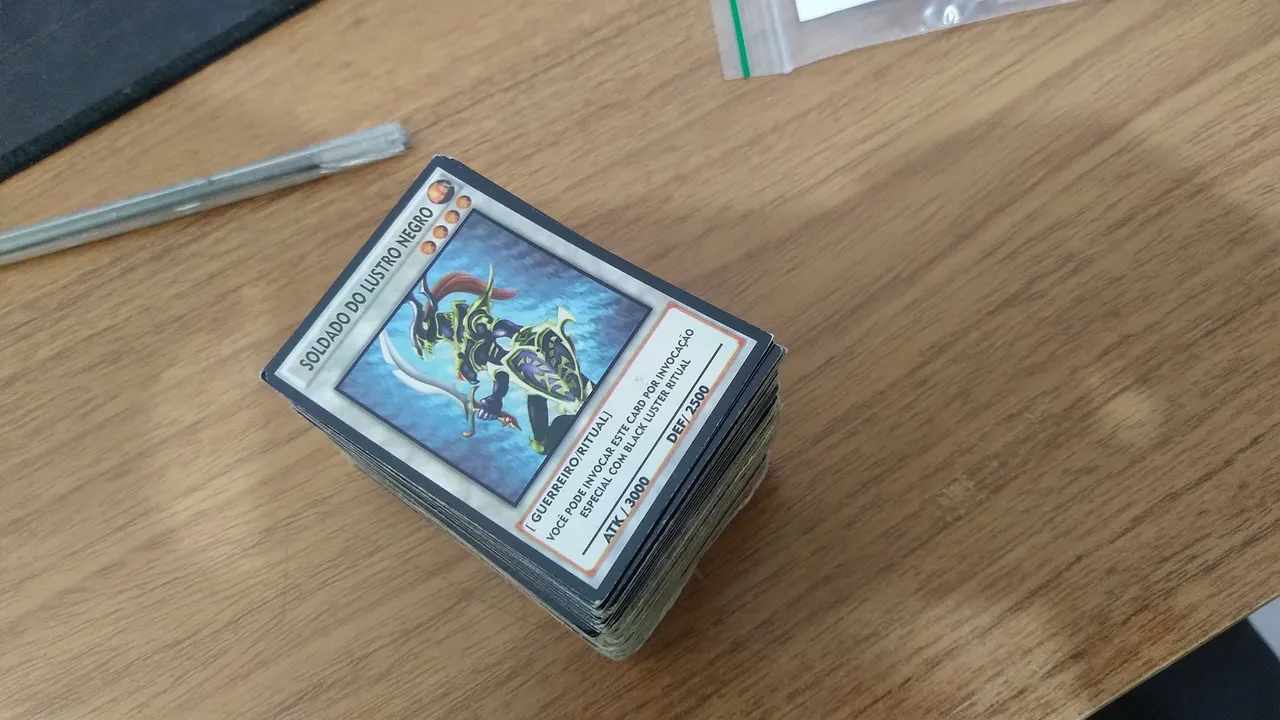 Cartinha colecao- Yu-Gi-Oh!