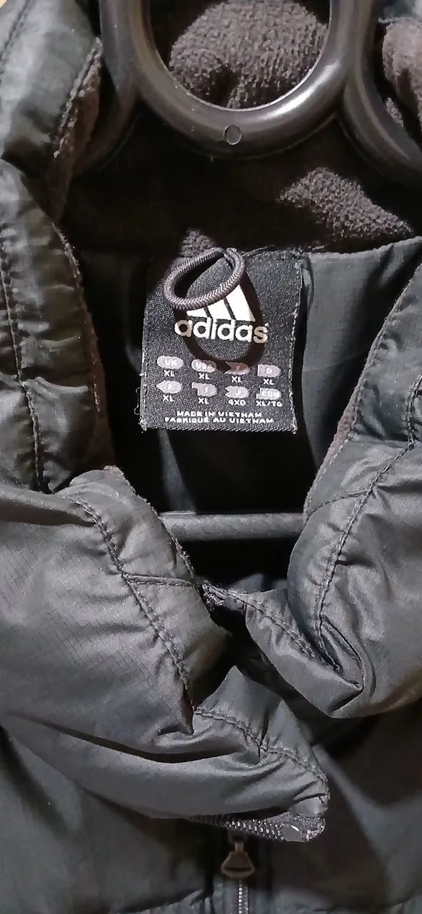 Colete Adidas Acolchoado Preto - Foto 2