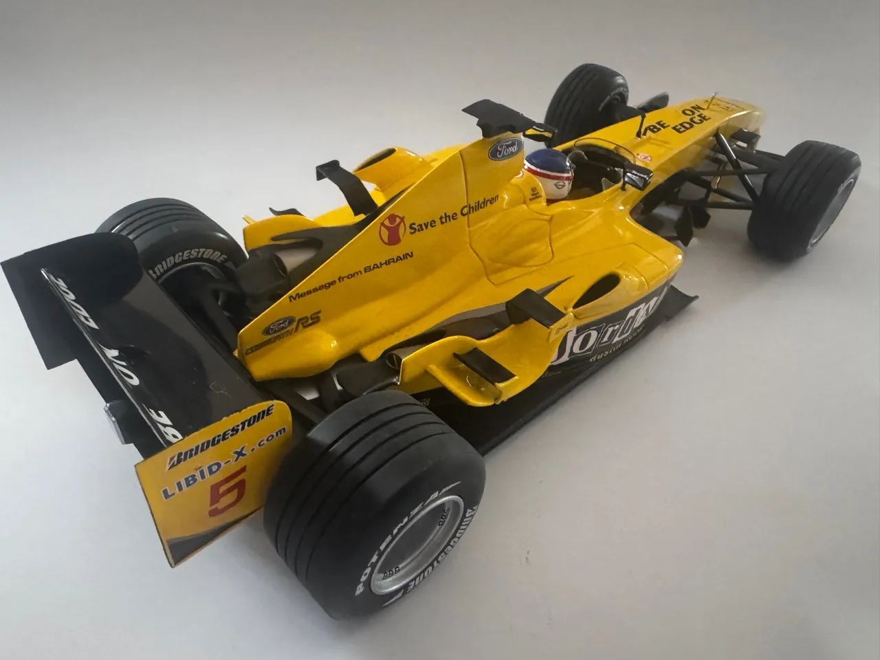 Minichamps 1/18 F1: Jordan EJ 14 2004 N. Mansell. Edição limitada!!! - Foto 2