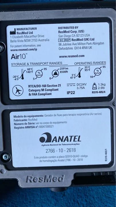 CPAP AIR10 resmed air sence - Foto 2