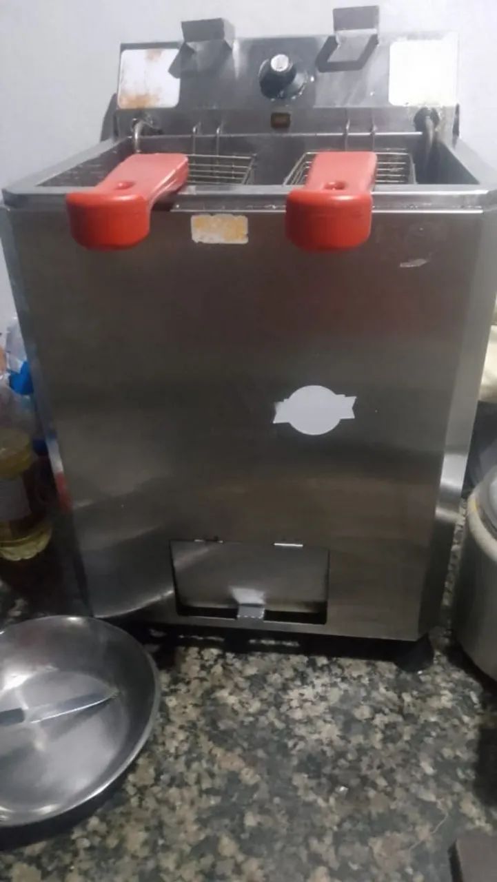 Fritadeira Industrial - Dupla 15 litros valor 1.500