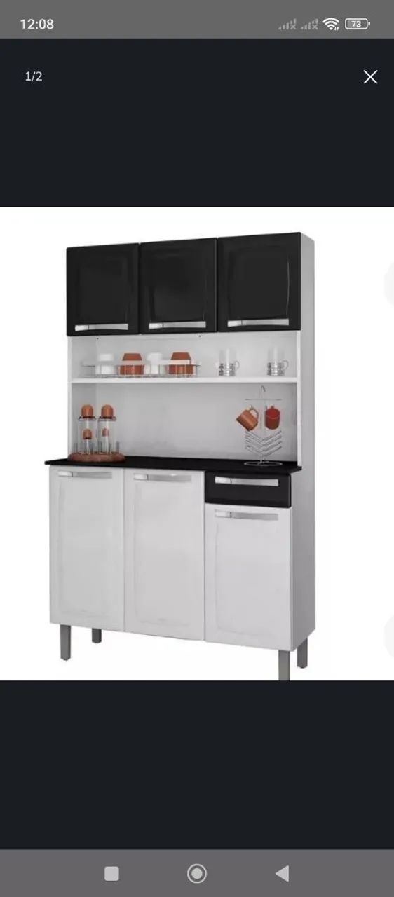 Armário de Cozinha Completo - em aço Itatiaia 