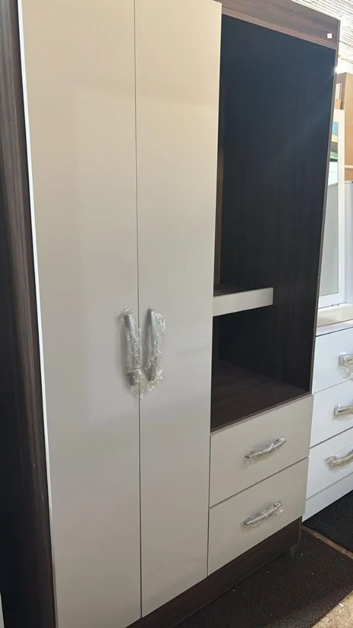 Promoção Guarda-Roupas 2 Portas Branco