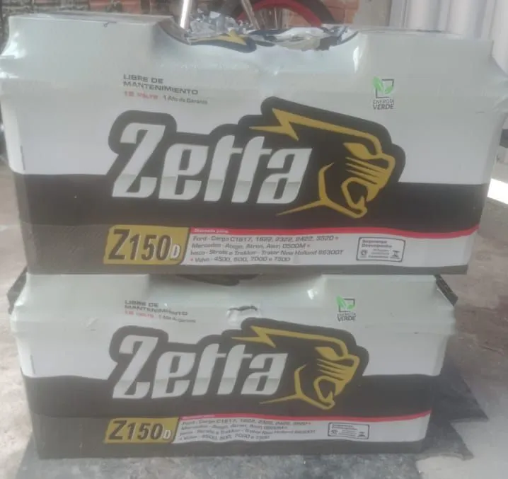 Bateria Zetta Z150 amperes para Caminhões - Nova