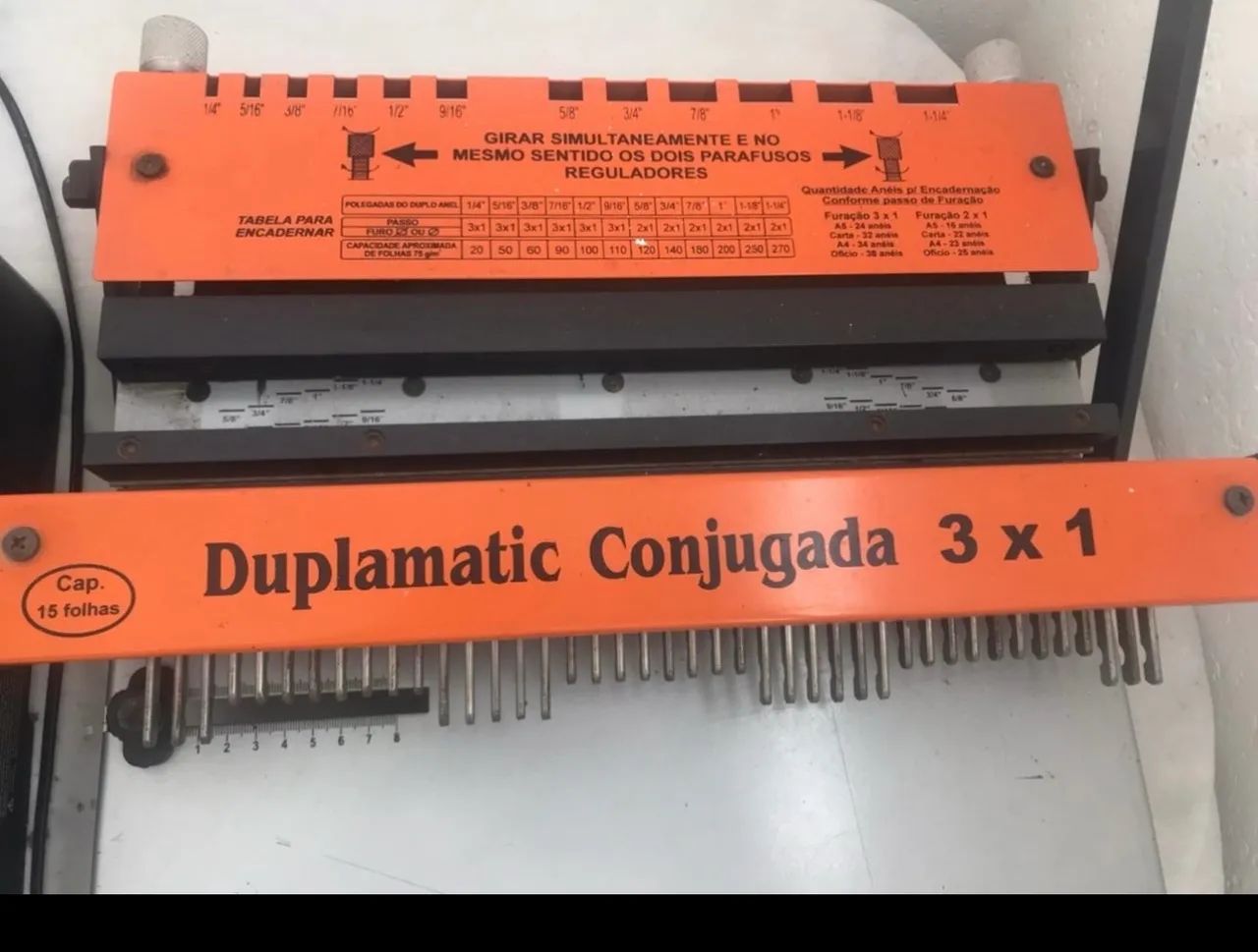 ENCADERNADORA DUPLAMATIC CONJUGADA 3x1 - PROFISSIONAL  - Foto 3