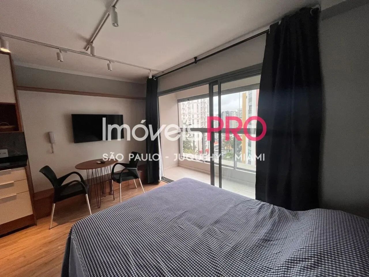 Studio 25m² totalmente mobiliado