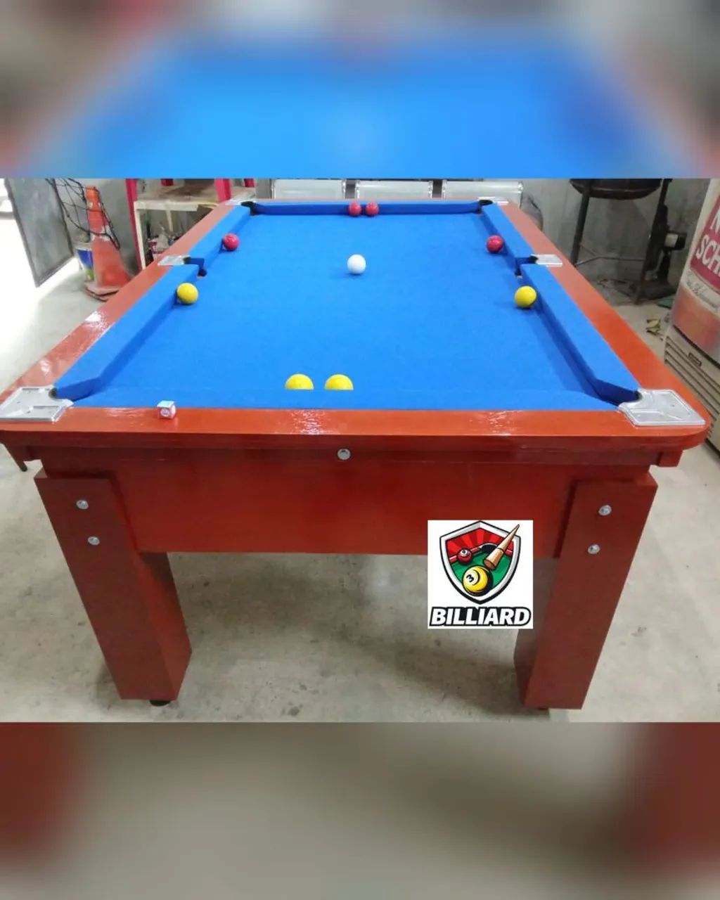 Sinuca Comercial Cor Verniz Tamanho Padrão  - Foto 5