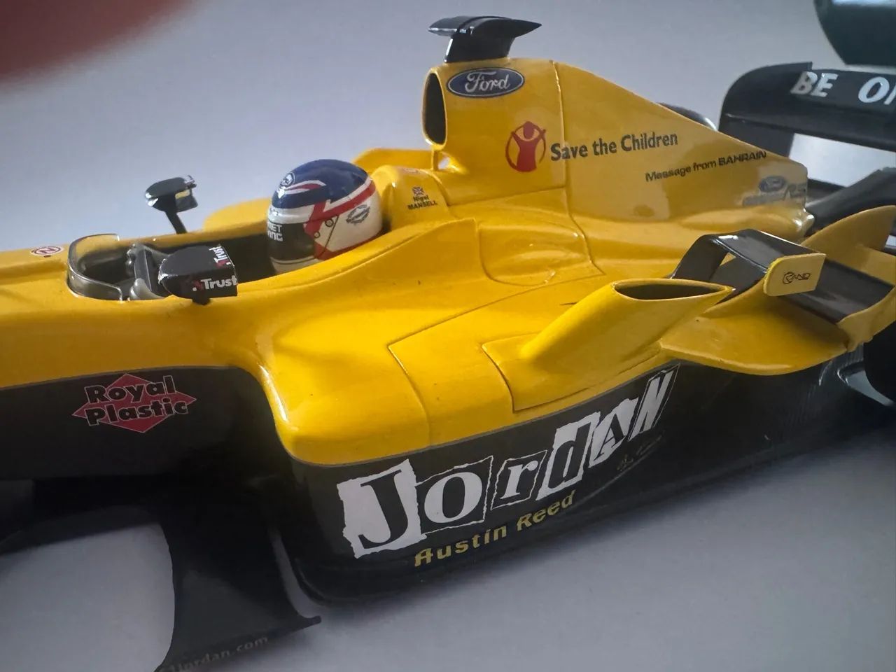 Minichamps 1/18 F1: Jordan EJ 14 2004 N. Mansell. Edição limitada!!! - Foto 5
