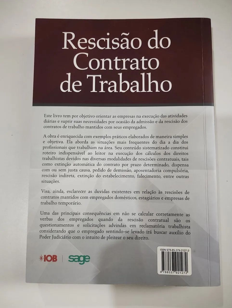 Livro Rescisão do Contrato de Trabalho - Foto 2