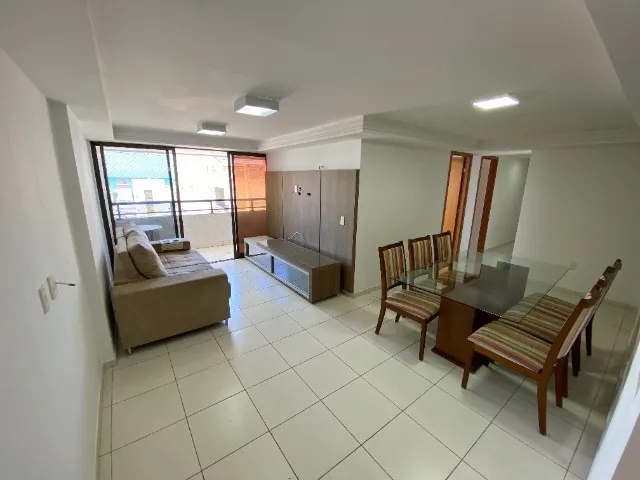 Apartamento com vista mar e 3 quartos sendo 2 suites com 105m² no Jardim Oceania