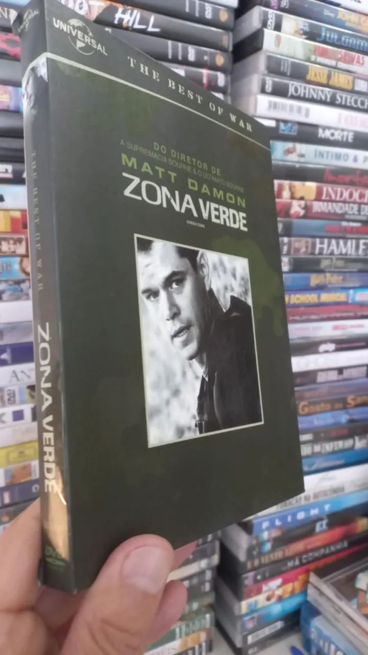 Dvd - Zona Verde Matt Damon - Guerra - NOVO - Excelente - c/ Luva The Best Of War