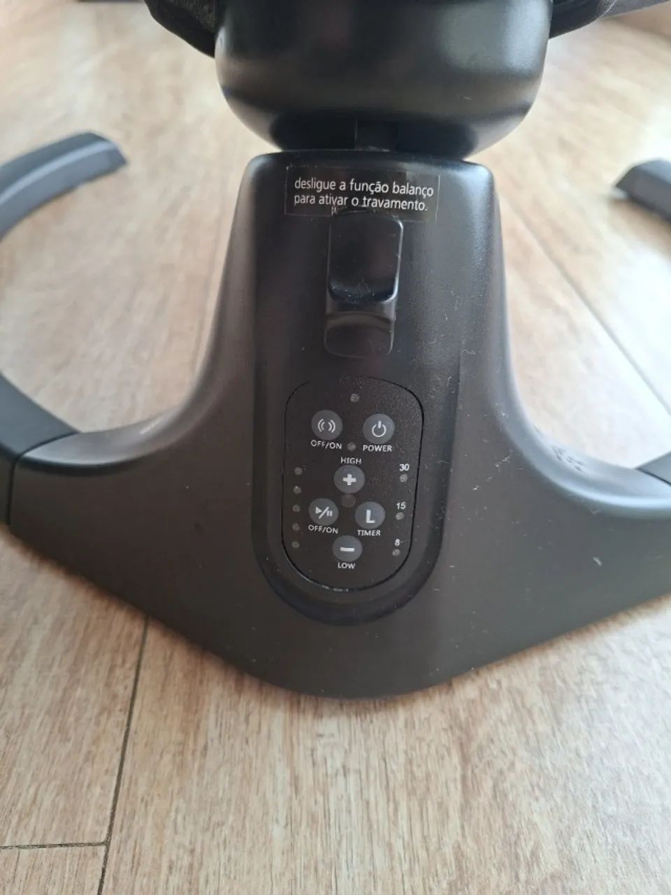 Cadeirinha de balanço Automatica Kiddo Loop Melange Preto - Foto 5