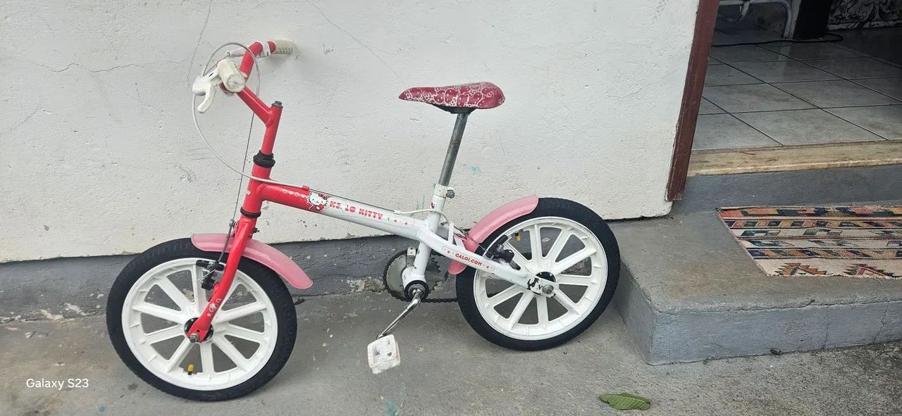 Bicicleta Hello Kitty Caloi aro 16