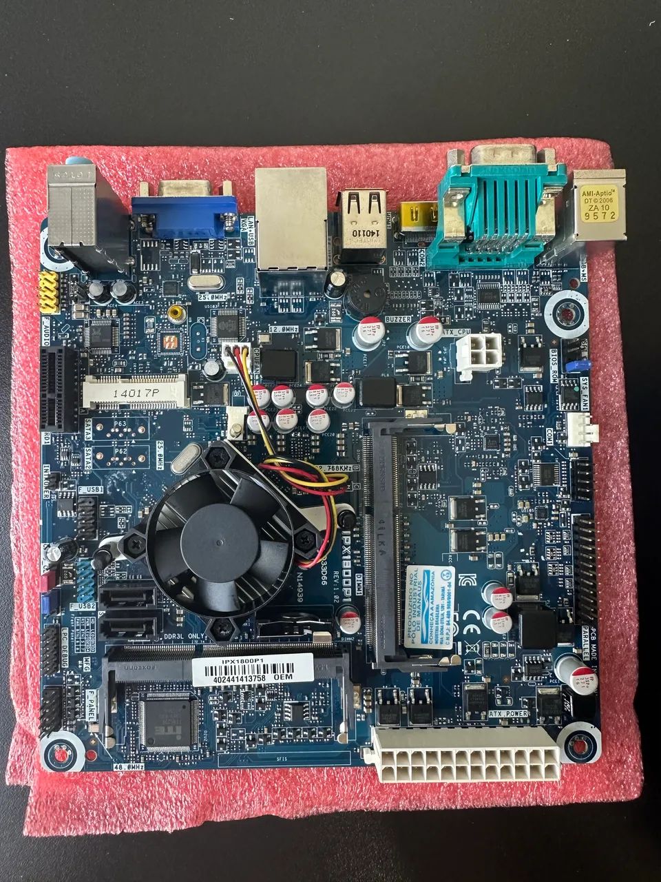 Placa mãe PC Ware Intel J1800 IPX1800P1 + 4GB + SSD 120GB - Foto 2