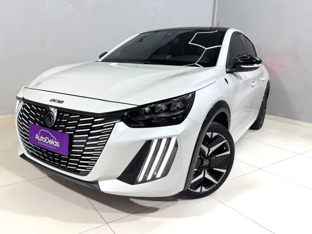 Peugeot 208 GT 1.0 Turbo Flex Aut. 2025, único dono, com 5 mil km 3 anos de garantia