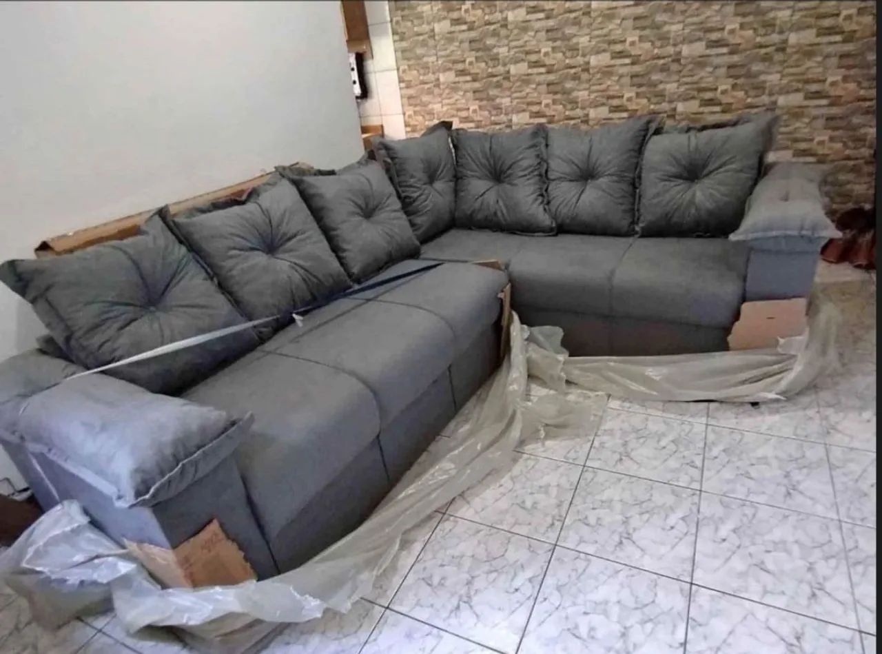 Sofá de canto com braço direto da fábrica  - Foto 2