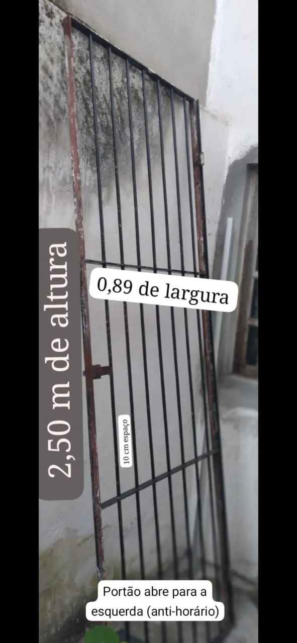 Portão em ferro maciço 64585000725506120