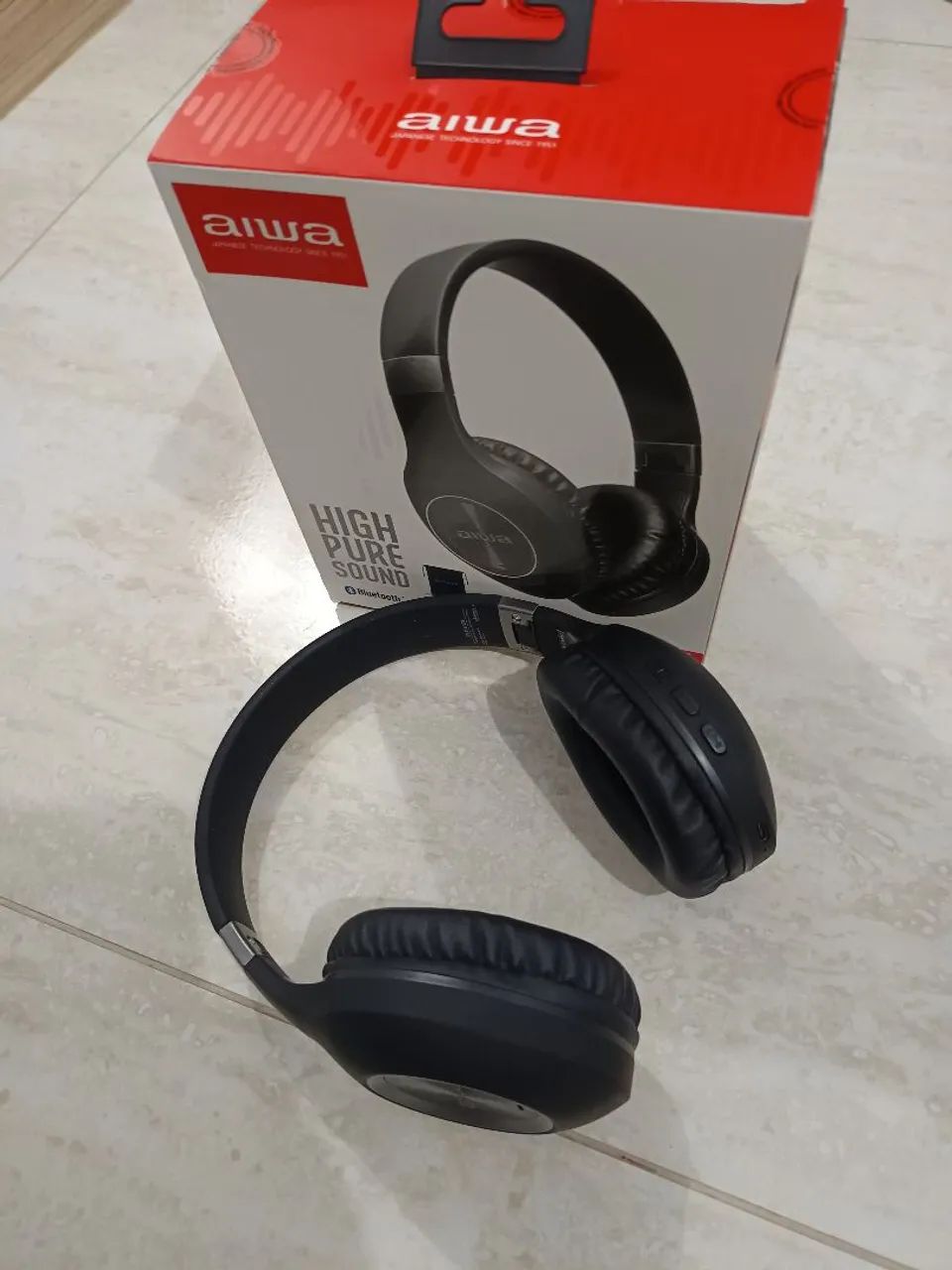 Fone de ouvido Aiwa Bluetooth com cancelamento de ruído - Foto 3