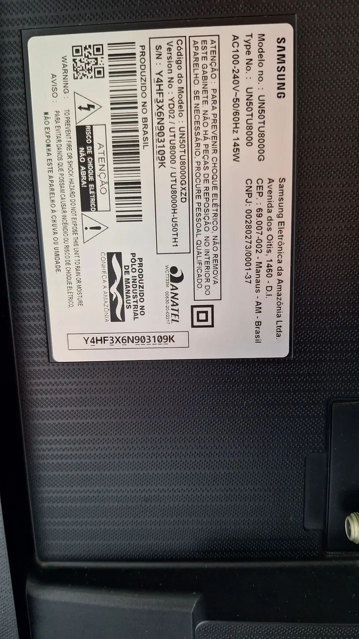 TV Smart Samsung 50 - Retirada de Peças  - Foto 5