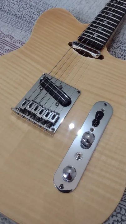Guitarra Elétrica Telecaster CS3 Signature Cacau Santos - Foto 2
