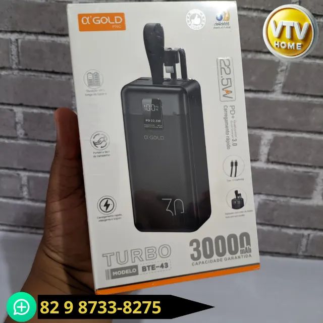 Carregador de Celular PowerBank 30.000 Mah + Entrega Grátis e Garantia  - Foto 2