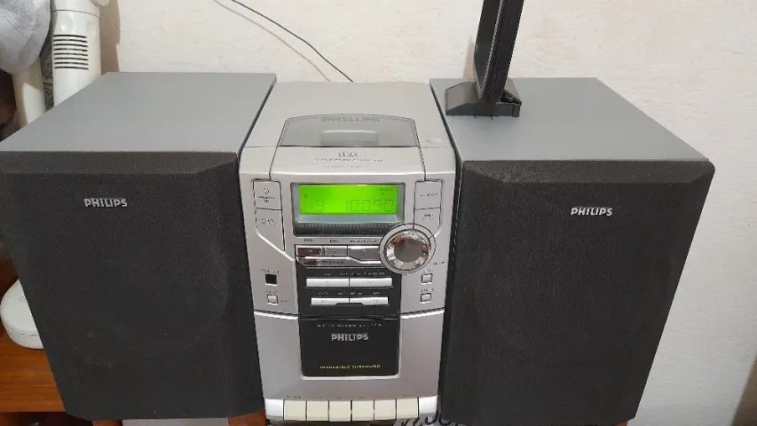Micro System Philips MC-10 Rádio Vintage Raro e Muito Bom Estado "no estado" - Foto 2