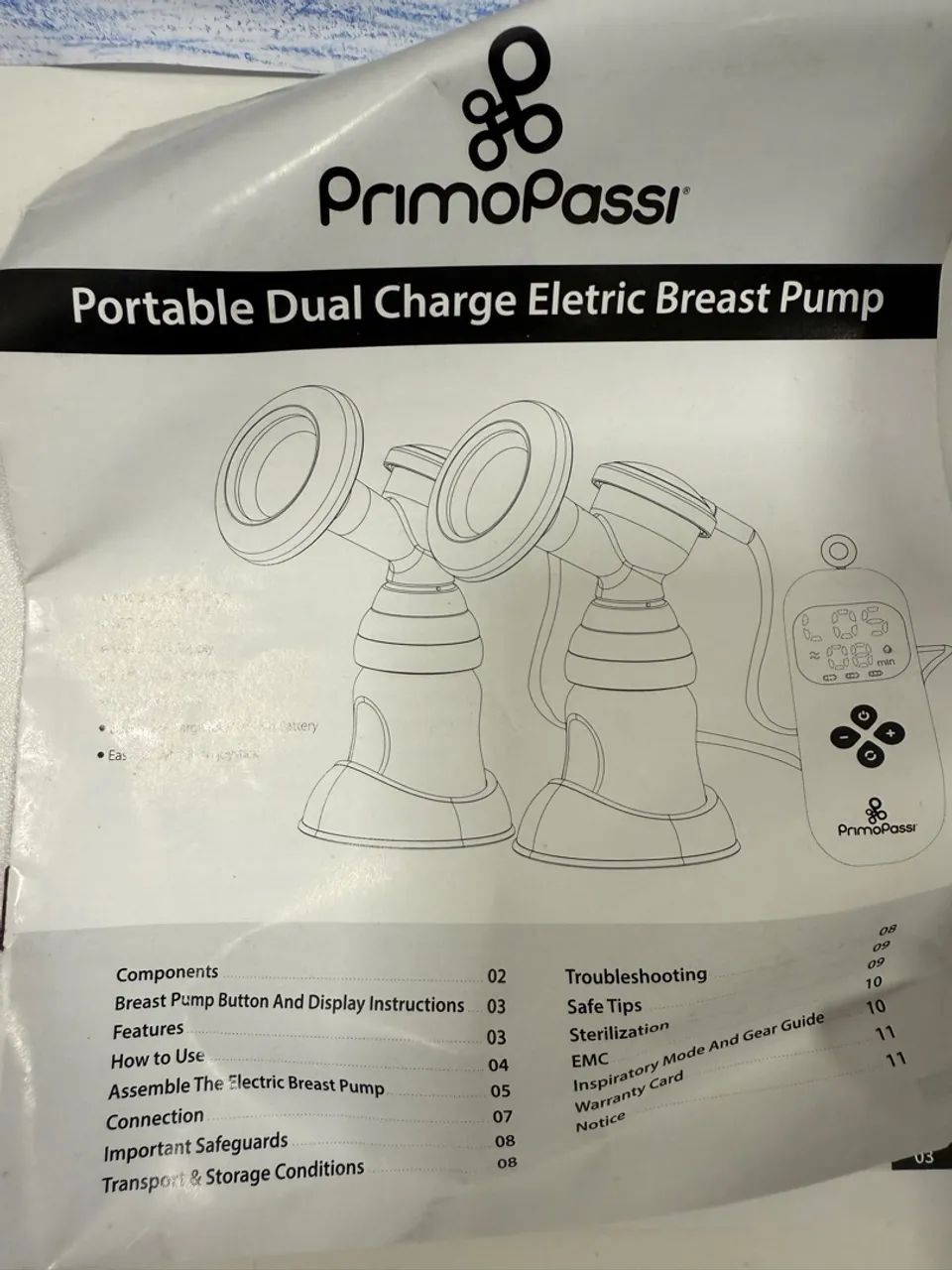 Extrator de Leite Elétrico Duplo PrimoPassi - Foto 3