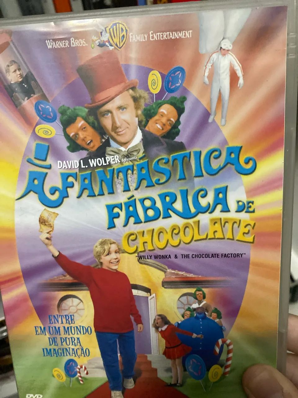 A Fantástica Fabrica de Chocolate (1971) DVD original 