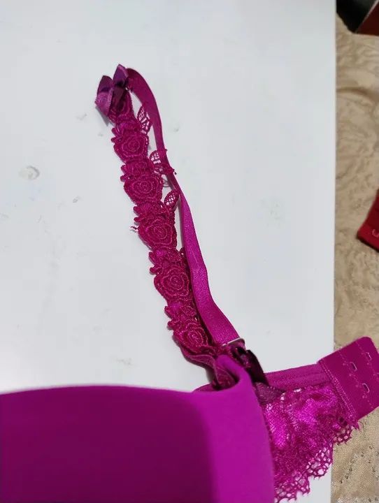 Sutiã Rosa com renda  - Foto 3