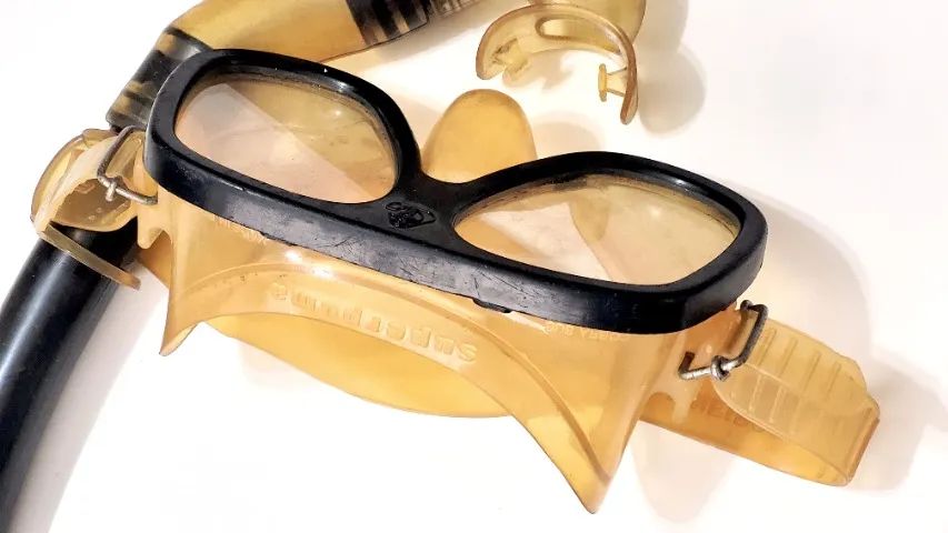 Máscara Cobra Sub Superpuma de silicone com snorkel  - Foto 2