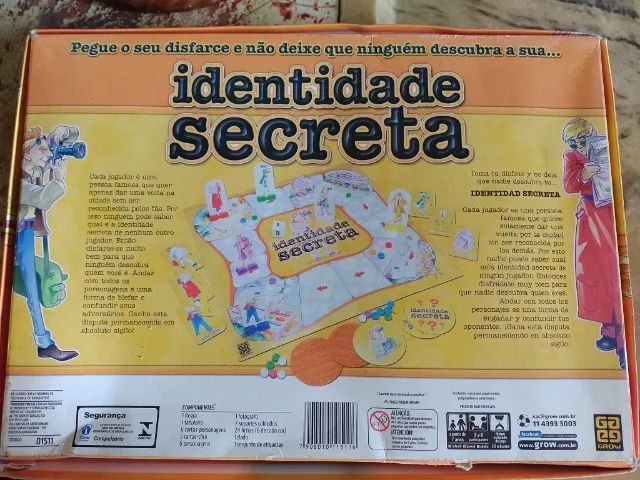 Identidade Secreta - Jogo tabuleiro da Grow Completo - Foto 4
