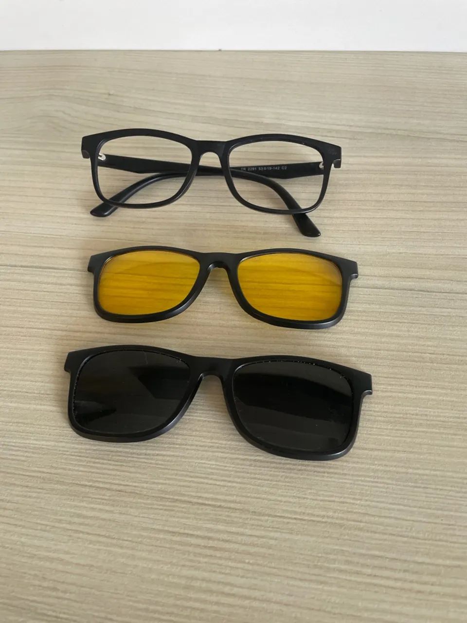 Óculos 3 em 1 Multiuso com Lentes Intercambiáveis