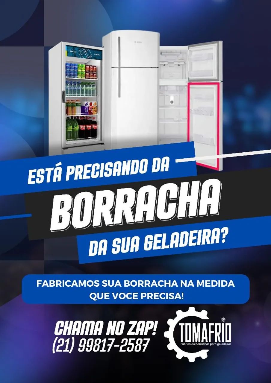Borrachas para geladeira 