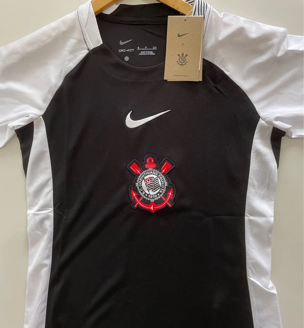 Camiseta da Nike do Corinthians preta feminina 2025/26 lançamento  - Foto 3