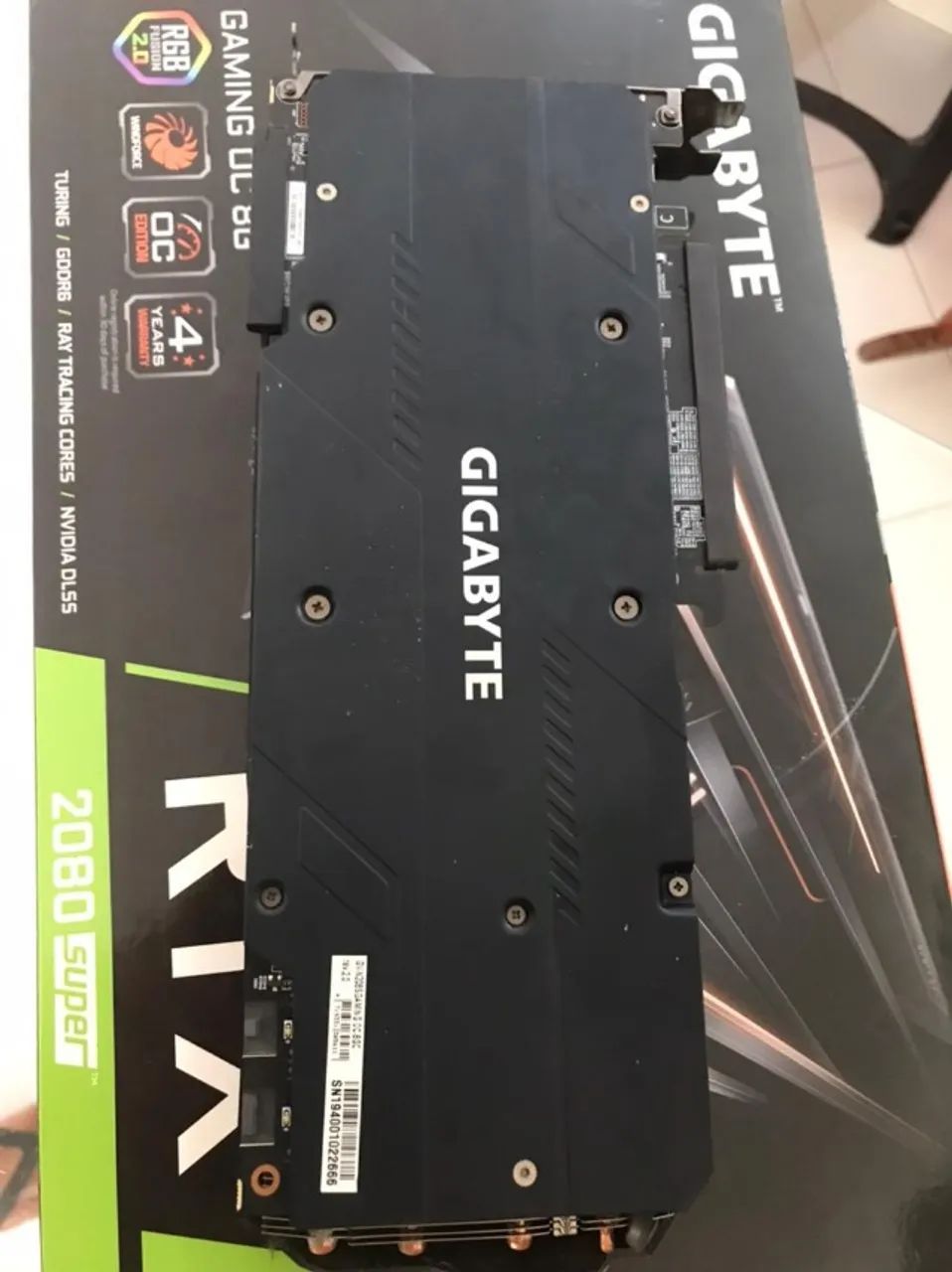 Placa De Vídeo Nvidia Gigabyte Geforce Rtx 2080 Super - Foto 2