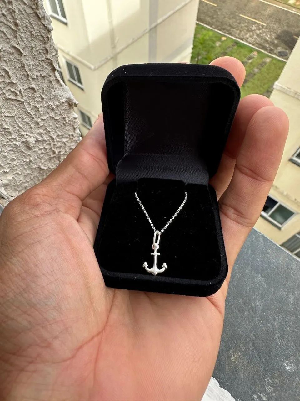 Colar de prata com pingente - Prata 925k - Foto 3