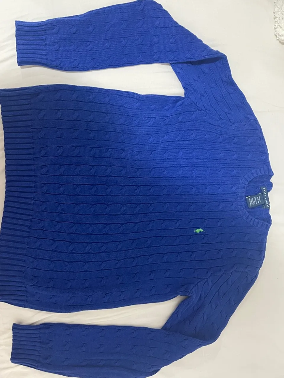 Suéter Azul Ralph Lauren / tam G