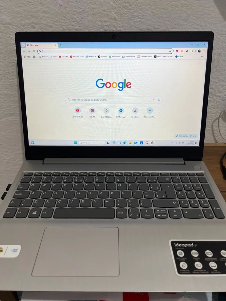 Notebook Lenovo Ideapad 3i - Intel Celeron N4020