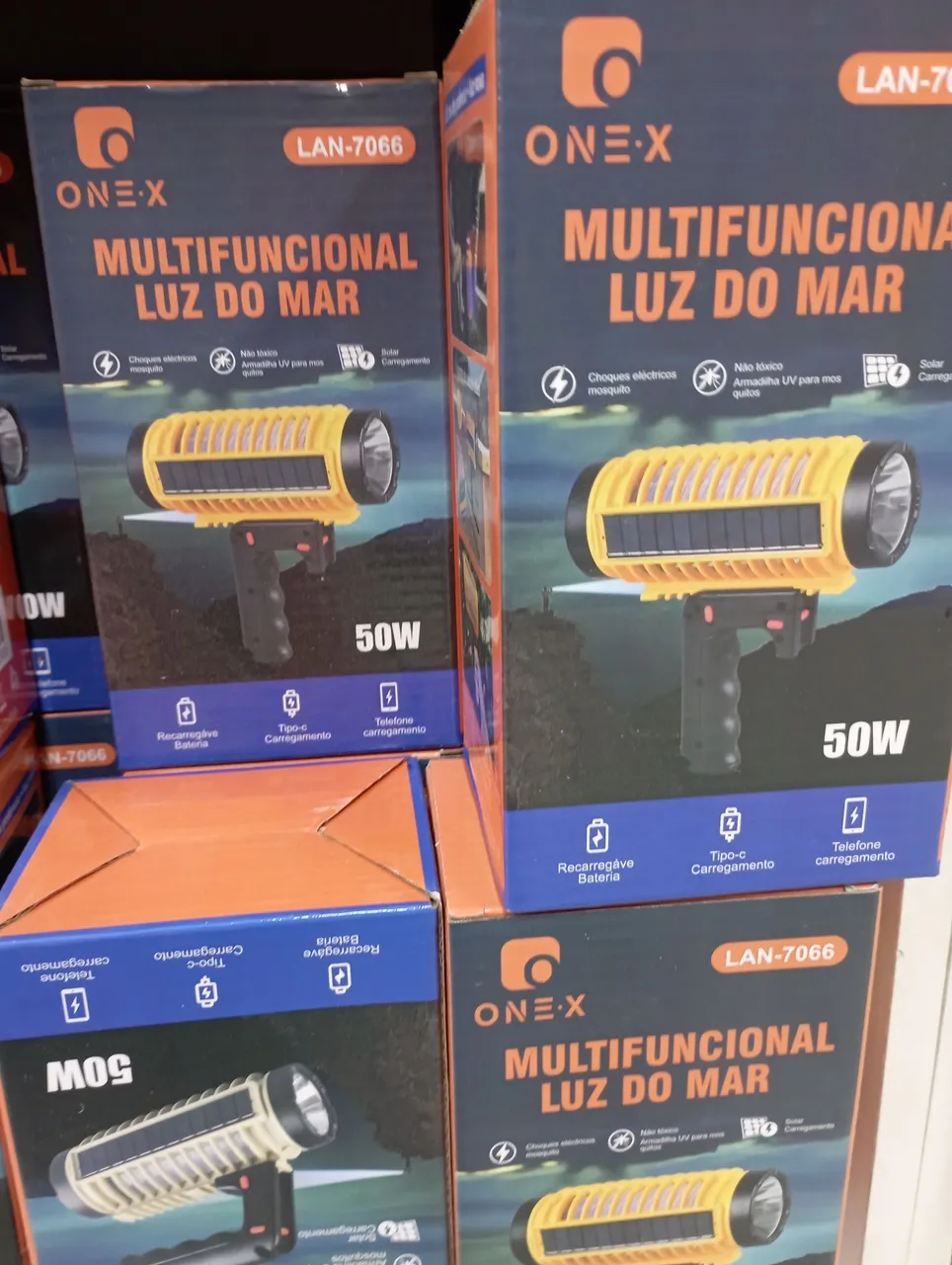 Lanterna Multifuncional Luz do Mar 50W